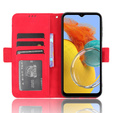 Klapkové puzdro pre Samsung Galaxy M34, Card Slot, červené