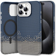 Puzdro pre iPhone 15 Pro, Frame Kickstand, pre MagSafe, Sand Blue