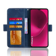 Klapkové puzdro pre T Phone 3 5G, Card Slot, tmavomodré