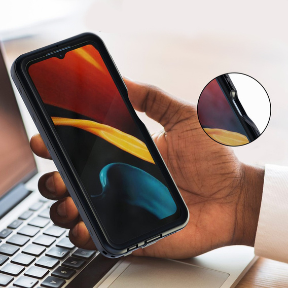 Vodotesné puzdro IP68 pre Samsung Galaxy A13 4G, SHELLBOX, čierne