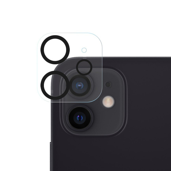 Tvrdené sklo na fotoaparát pre iPhone 12 Mini, priehľadné