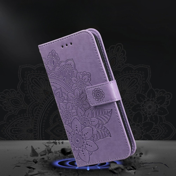 Klapkové puzdro pre Samsung Galaxy A54 5G, Mandala Flower, fialové