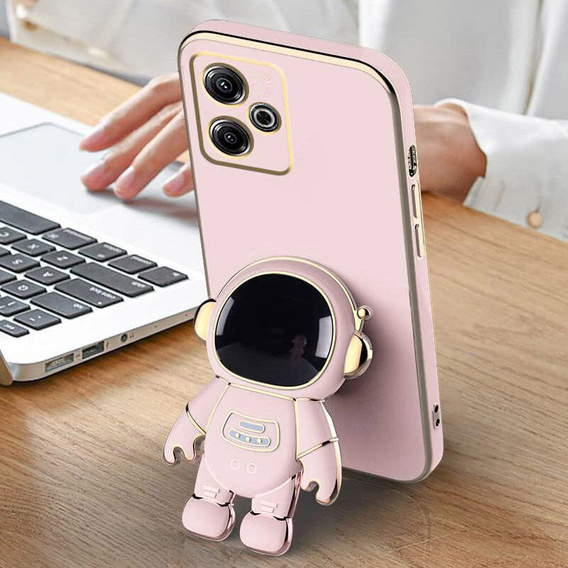 Obal na mobil pre Xiaomi Redmi 13, Astronaut, ružové
