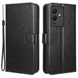Klapkové puzdro pre Infinix Note 12 5G, Crazy Horse Wallet, čierne