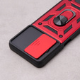 Obal na mobil pre Oppo A98 5G, CamShield Slide, červené
