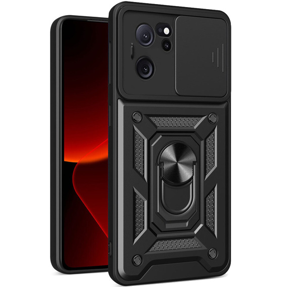 Obal na mobil pre Xiaomi 13T / 13T Pro, CamShield Slide, čierne