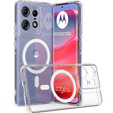 Puzdro pre Motorola Edge 50 Pro, Fusion Hybrid, pre MagSafe, priehľadné