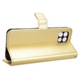 Klapkové puzdro pre T Phone 2 5G, Crazy Horse Wallet, zlaté