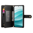 Klapkové puzdro pre Xiaomi Redmi Note 14 Pro 5G / Poco X7 5G, Wallet Zipper Pocket, čierne