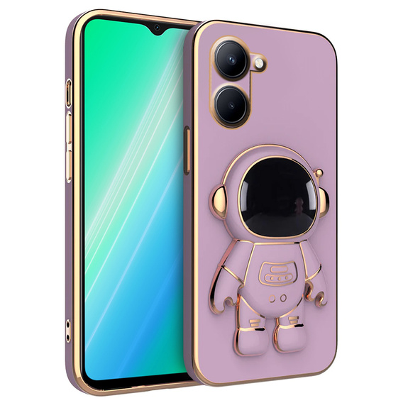 Obal na mobil pre Realme C33, Astronaut, fialové