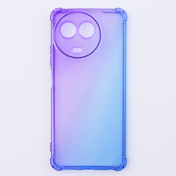 Puzdro pre Realme 11 5G, Gradient Dropproof, Fialová / modrá