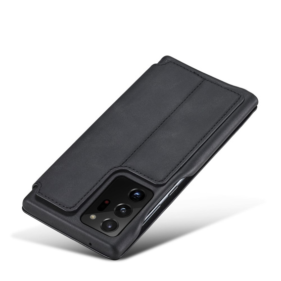 Klapkové puzdro pre Samsung Galaxy Note 20 Ultra, LC.IMEEKE, čierne