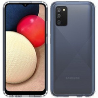 Obal na mobil pre Samsung Galaxy A02s, Fusion Hybrid, priehľadné