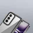 Obal na mobil pre Oppo A80, Fusion Hybrid, transparentné / čierne