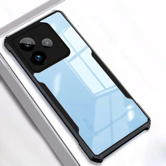 Obal na mobil pre Realme GT 7 / 7T, AntiDrop Hybrid, čierne