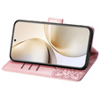Klapkové puzdro pre Realme 14 Pro 5G, Butterfly, ružové rose gold