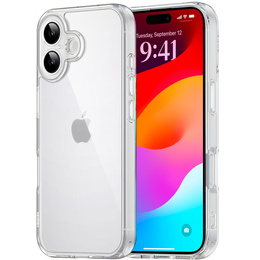 Puzdro pre iPhone 17, s krytom fotoaparátu, priehľadné