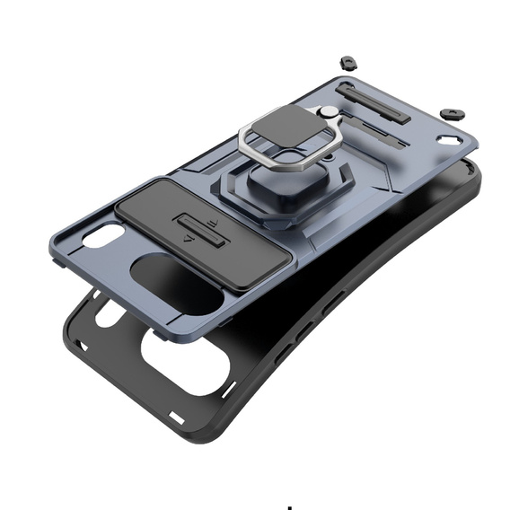 Puzdro pre OnePlus Nord 4, KickStand Camera Lens, čierne