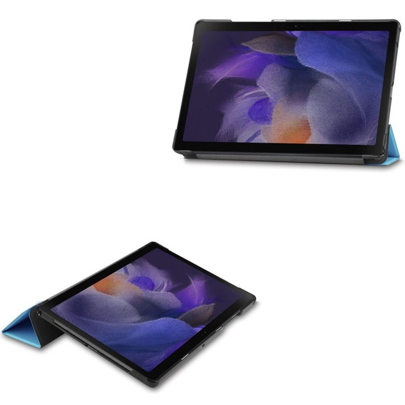 Puzdro pre Samsung Galaxy Tab A8 10.5 SM-X200 SM-X205, Smartcase, modré