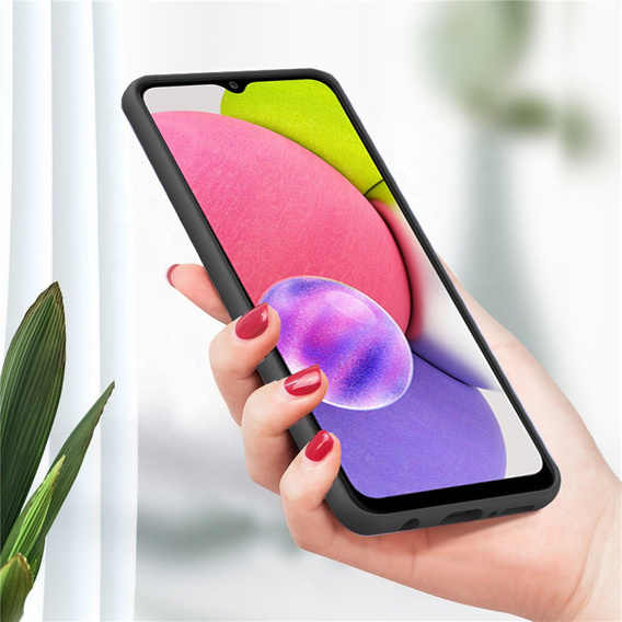 Obal na mobil pre Samsung Galaxy A03S, Silicone Lite, čierne