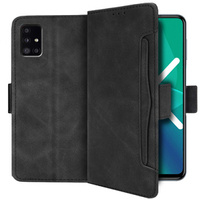 Klapkové puzdro pre Samsung Galaxy A51 5G, Card Slot, čierne