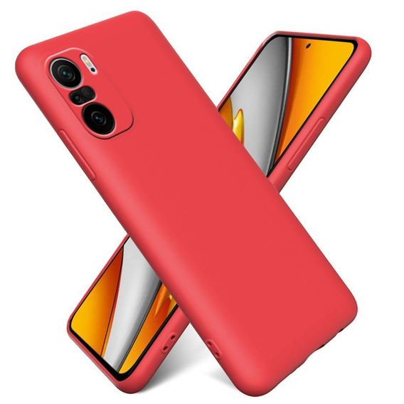 Obal na mobil pre Xiaomi Mi 11i / POCO F3, Silicone Lite, červené