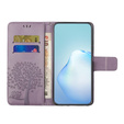 Klapkové puzdro pre Motorola Moto G53 / G23 / G13, Tree, fialové