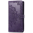 Klapkové puzdro pre Oppo A98 5G, Mandala, fialové