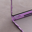 Magnetické puzdro Dual Glass MagSafe pre Samsung Galaxy S22 Ultra, fialové