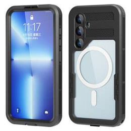 Vodotesné puzdro pre Samsung Galaxy S24, Redpepper, pre MagSafe, čierne