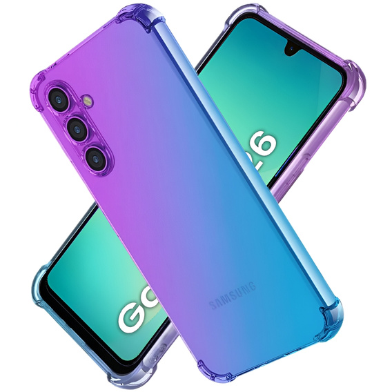 Puzdro pre Samsung Galaxy A26, Gradient Dropproof, Fialová / modrá