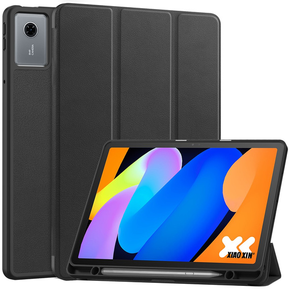 Puzdro pre Lenovo Idea Tab 11" 2025 TB336FU TB336ZU, stojan, Smartcase s držiakom stylusu, čierne