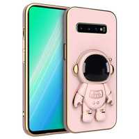 Obal na mobil pre Samsung Galaxy S10, Astronaut, ružové rose gold