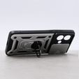 Obal na mobil pre Motorola Edge 40 Neo, CamShield Slide, striebro