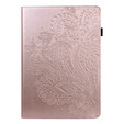 Puzdro s chlopňou pre Xiaomi Redmi Pad SE 11", flower, ružové