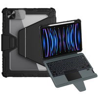 Puzdro + klávesnica iPad 10.9 / Air 2020/2022/2024 / Pro 11 2020/2021/2022 , NILLKIN Bumper Link Keyboard Case, čierne