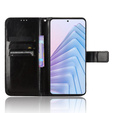 Klapkové puzdro pre Xiaomi Redmi Note 14 4G, Crazy Horse Wallet, čierne