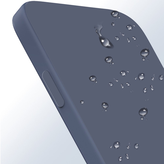 Puzdro pre Samsung Galaxy A15, Silicone Lite, tmavomodré + sklo 9H