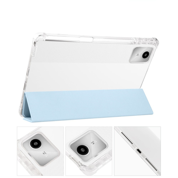 Puzdro pre Lenovo Tab M11, Smartcase Hybrid, so slotom na stylus, modré