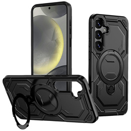 Magnetické puzdro s podstavcom pre Samsung Galaxy A57 5G, čierne