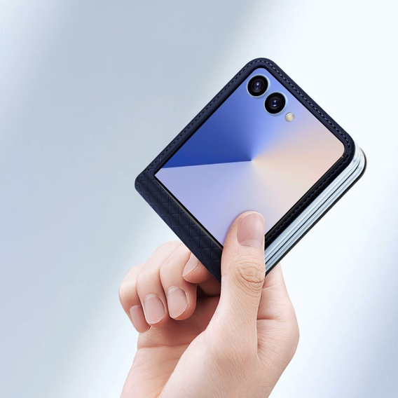 Puzdro Dux Ducis pre Samsung Galaxy Z Flip7 5G, Bril, modré