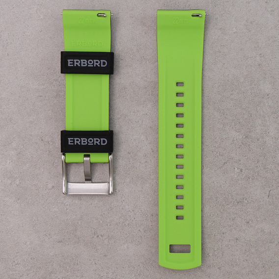 ERBORD Univerzálny 22 mm silikónový remienok