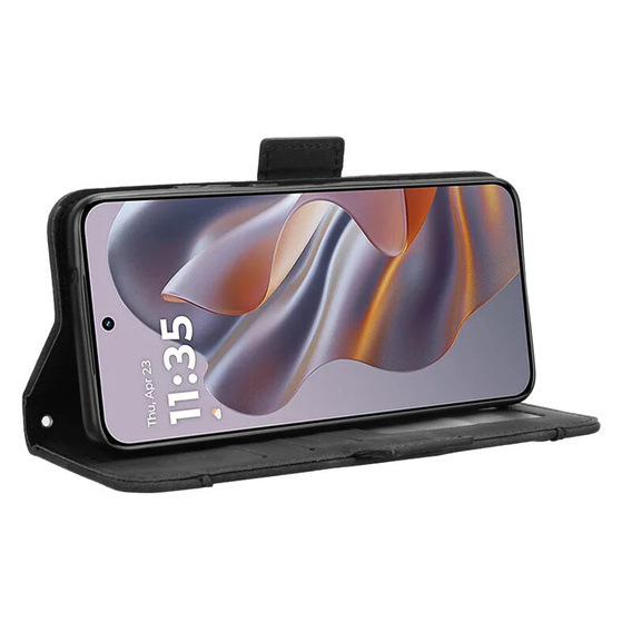 Klapkové puzdro pre Motorola Edge 50 Neo / Motorola ThinkPhone 25, Card Slot, čierne