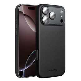 QIALINO puzdro pre iPhone 17 Pro, pre MagSafe, s ochranou fotoaparátu, čierne