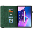 Puzdro pre Lenovo Tab M10 Plus 10.6 Gen 3 TB-125F TB-128F, Butterfly, zelený