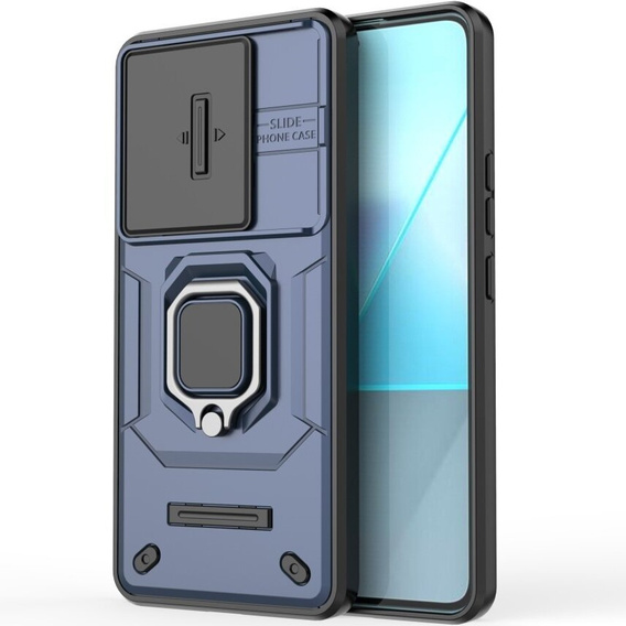 Puzdro pre Xiaomi Redmi Note 13 Pro 5G, KickStand Camera Lens, modré