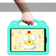 Detské puzdro pre iPad mini 7.9" 2019/2015/2014/2013/2012 (5/4/3/2/1 gen.), Cute Patterns, so stojanom, zelený