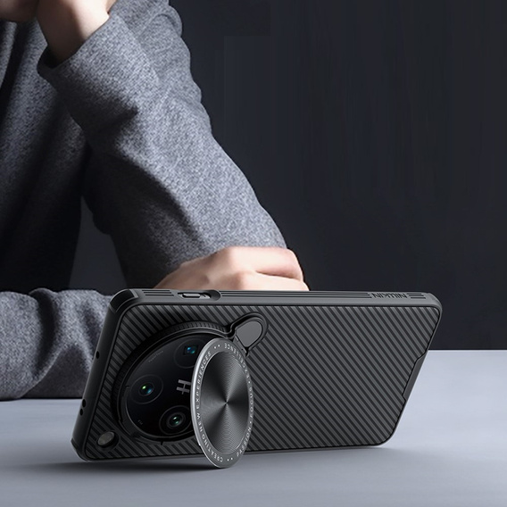 Pancierované puzdro Nillkin pre Oppo Find X8 Pro, CamShield Prop, pre Magsafe, čierne