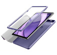 Obal na mobil pre Samsung Galaxy Tab A7, Suritch Full Body Basic Marble, fialové