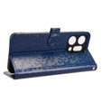 Klapkové puzdro pre Oppo Reno 14, Wallet Rhombus, modré
